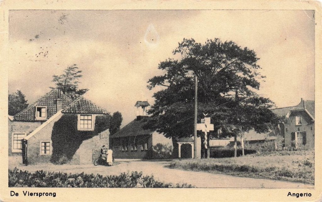 702-421-031 De Viersprong Angerlo, Verzamelen, Ansichtkaarten | Nederland, Gelderland, Voor 1920, Verzenden