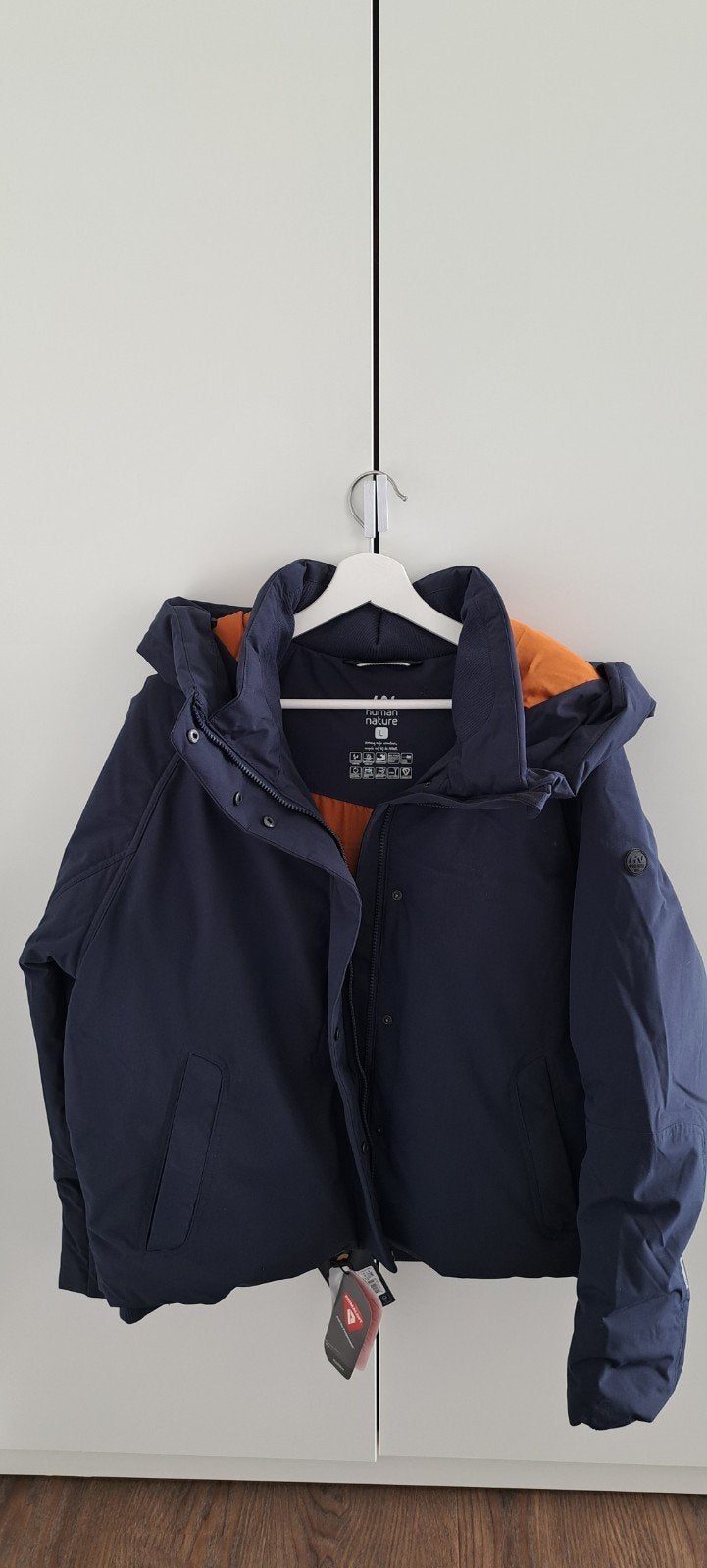 Nieuw Human Nature water en winddichte jas maat L, Kleding | Dames, Blauw, Maat 42/44 (L), Nieuw, Ophalen of Verzenden