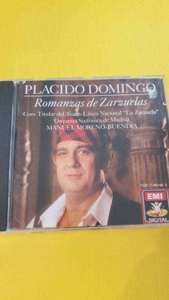 2338 placido domingo - romanzas de zarzuelas, Cd's en Dvd's, Verzenden, Classicisme, Zo goed als nieuw, Kamermuziek