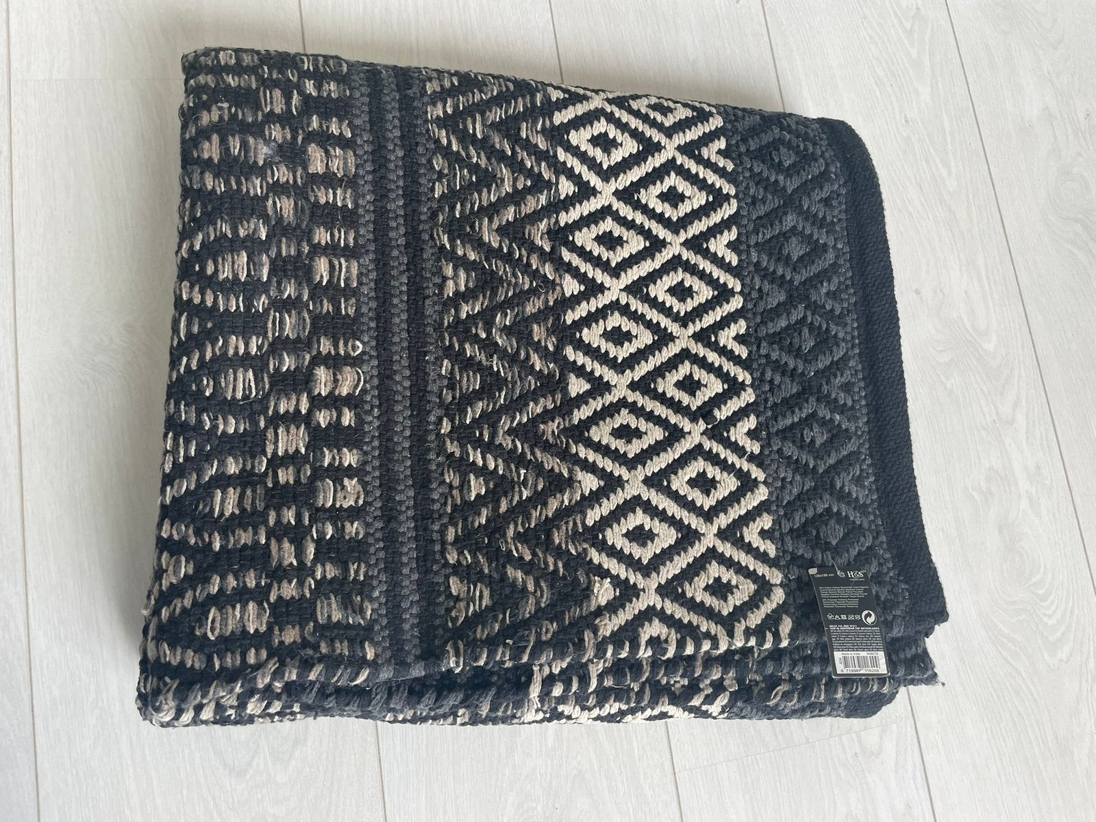Nieuw Bohemian Vloerkleed / Tapijt, 122 x 190cm, Meerkleurig, 100 tot 150 cm, Ophalen of Verzenden, Zo goed als nieuw, 150 tot 200 cm