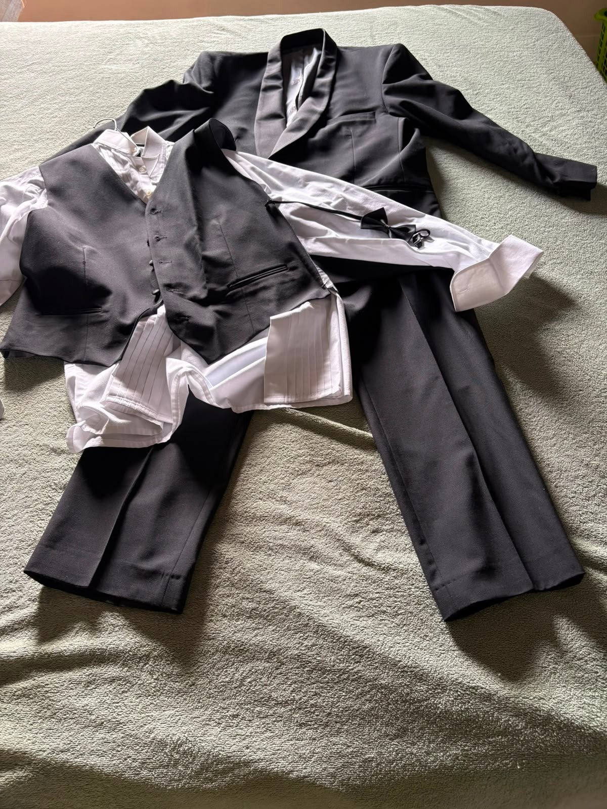 Smoking van Meyer en Meyer - Maat 52 met accessoires, Kleding | Heren, Kostuums en Colberts, Maat 52/54 (L), Zwart, Ophalen of Verzenden