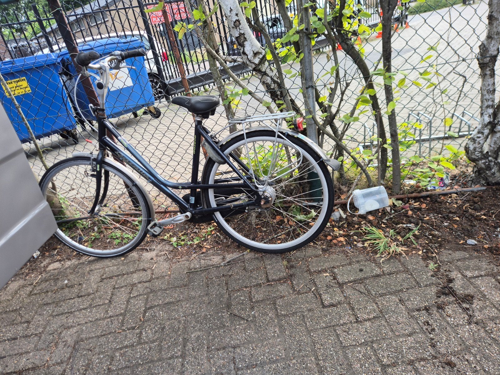 Damesfiets, Ophalen, Gebruikt