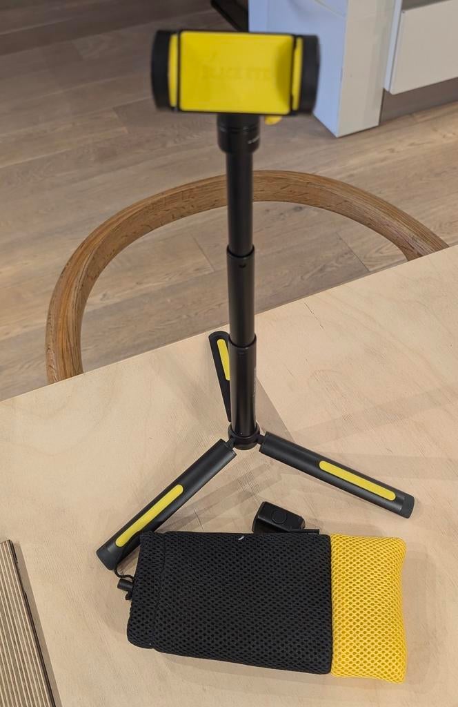 Mini statief met telefoonhouder en hoesje, Ophalen of Verzenden