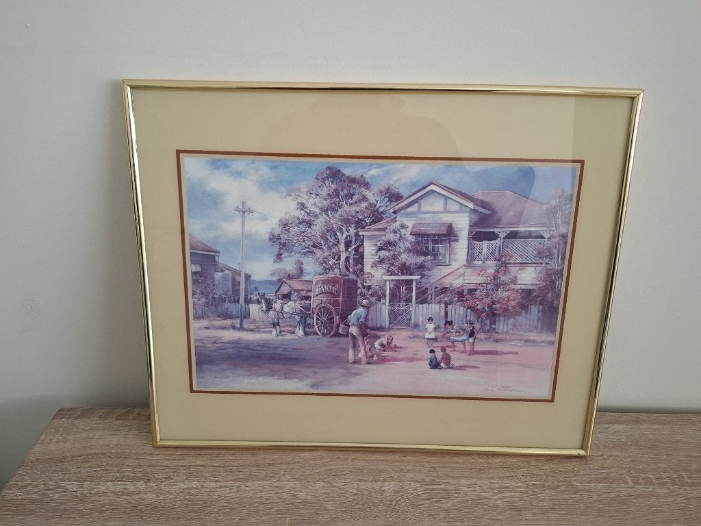 Mooie oude schilderij, Antiek en Kunst, Ophalen