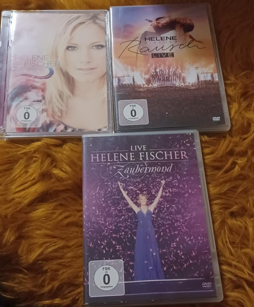 3 x dvd helene fischer, Alle leeftijden, Verzenden, Zo goed als nieuw