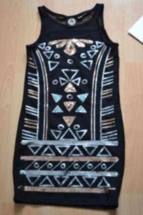 146 jurk glitter coolcat, Kinderen en Baby's, Kinderkleding | Maat 146, Verzenden, Gebruikt, Meisje, Jurk of Rok