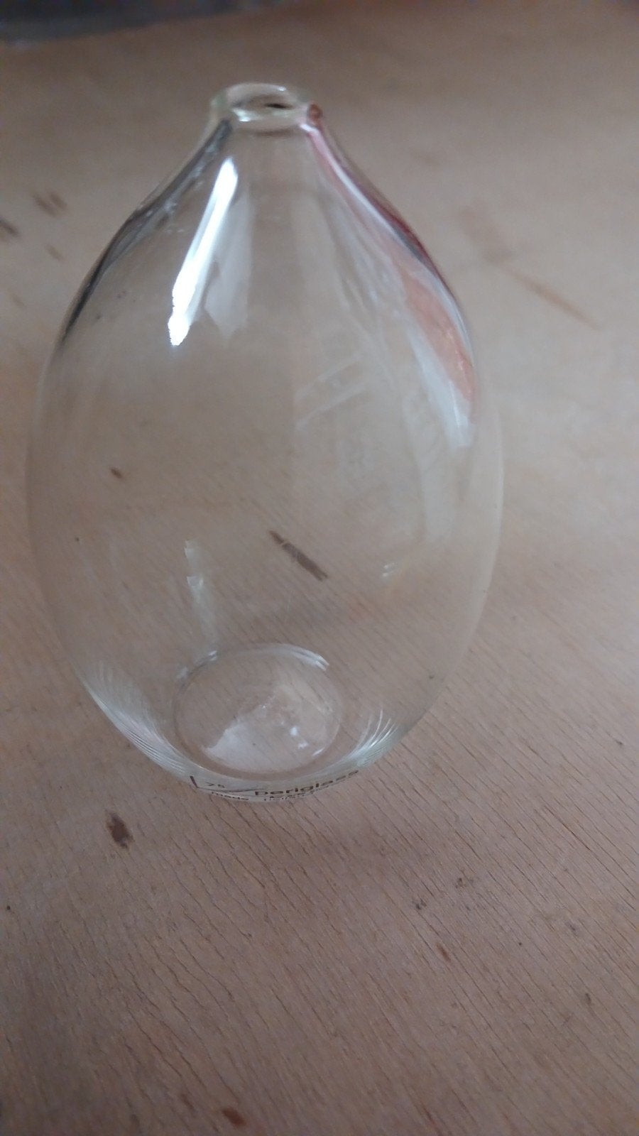 Vintage Periglass Glazen Olielampje (Jaren 70) met Originele, Huis en Inrichting, Ophalen of Verzenden