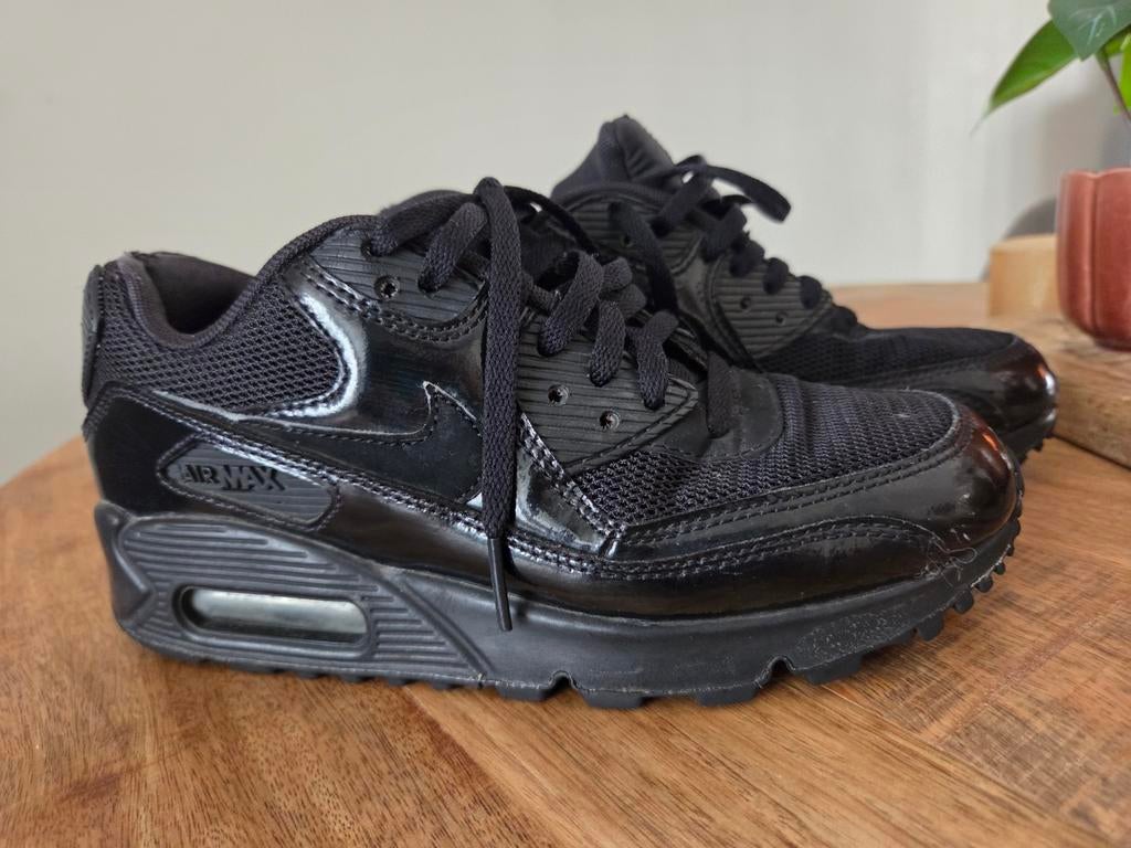 Nike Air Max 90 Premium Zwart - Maat 35.5, Ophalen of Verzenden, Nike air max 90, Jongen of Meisje, Sportschoenen