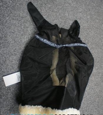Vliegenmasker oren bont HV Polo XFull Tygo zwart faux fur, Dieren en Toebehoren, Ophalen of Verzenden, Nieuw, Rijden