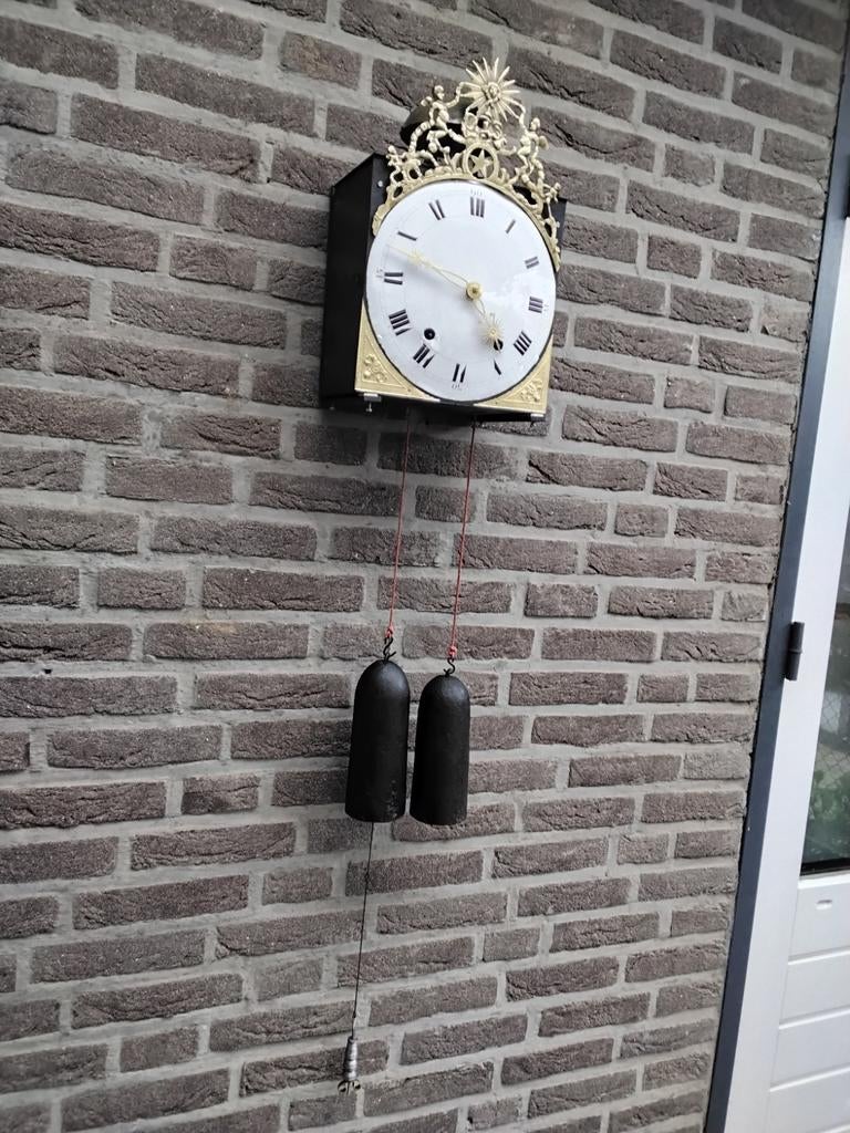 Mooie vroege zon comtoise, Antiek en Kunst, Antiek | Klokken, Ophalen of Verzenden