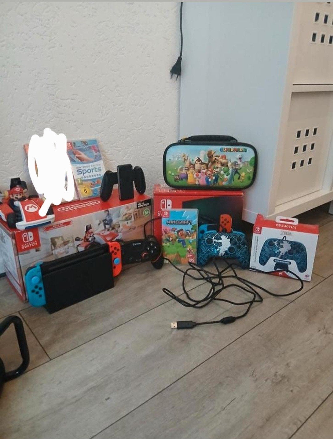 Nintendo switch met accesoires ruilen kan, Spelcomputers en Games, Spelcomputers | Nintendo Switch, Ophalen of Verzenden, Zo goed als nieuw