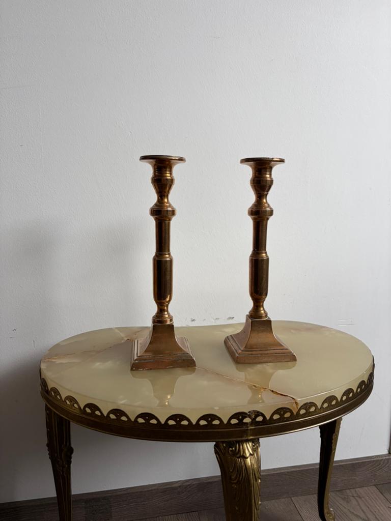 Antieke Kandelaars, Ophalen of Verzenden, Koper of Brons