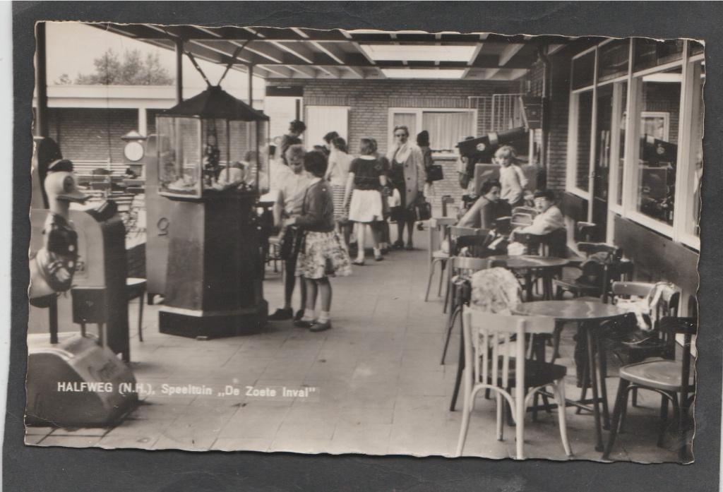 halfweg speeltuin de zoete inval, Verzenden, 1960 tot 1980, Gelopen, Noord-Holland