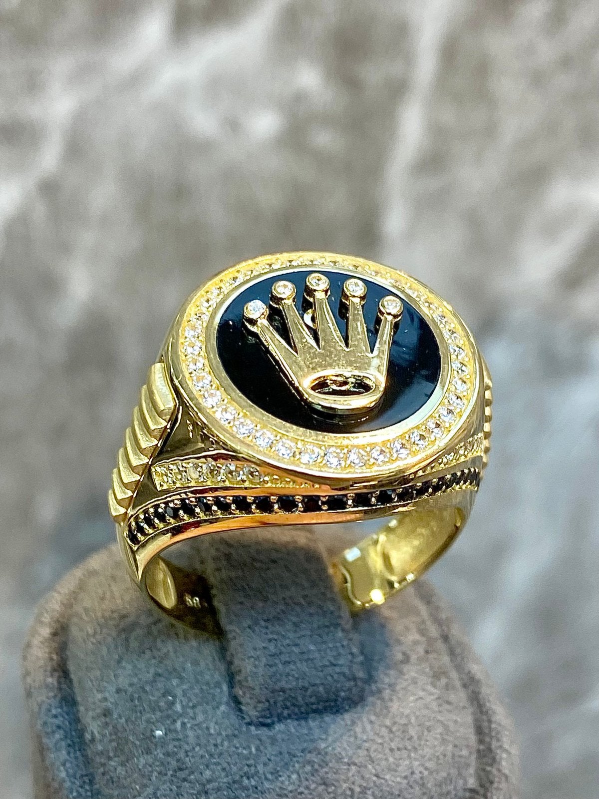 14k Gouden Rolex Ring, 20 of groter, Heer, Nieuw, Ophalen of Verzenden