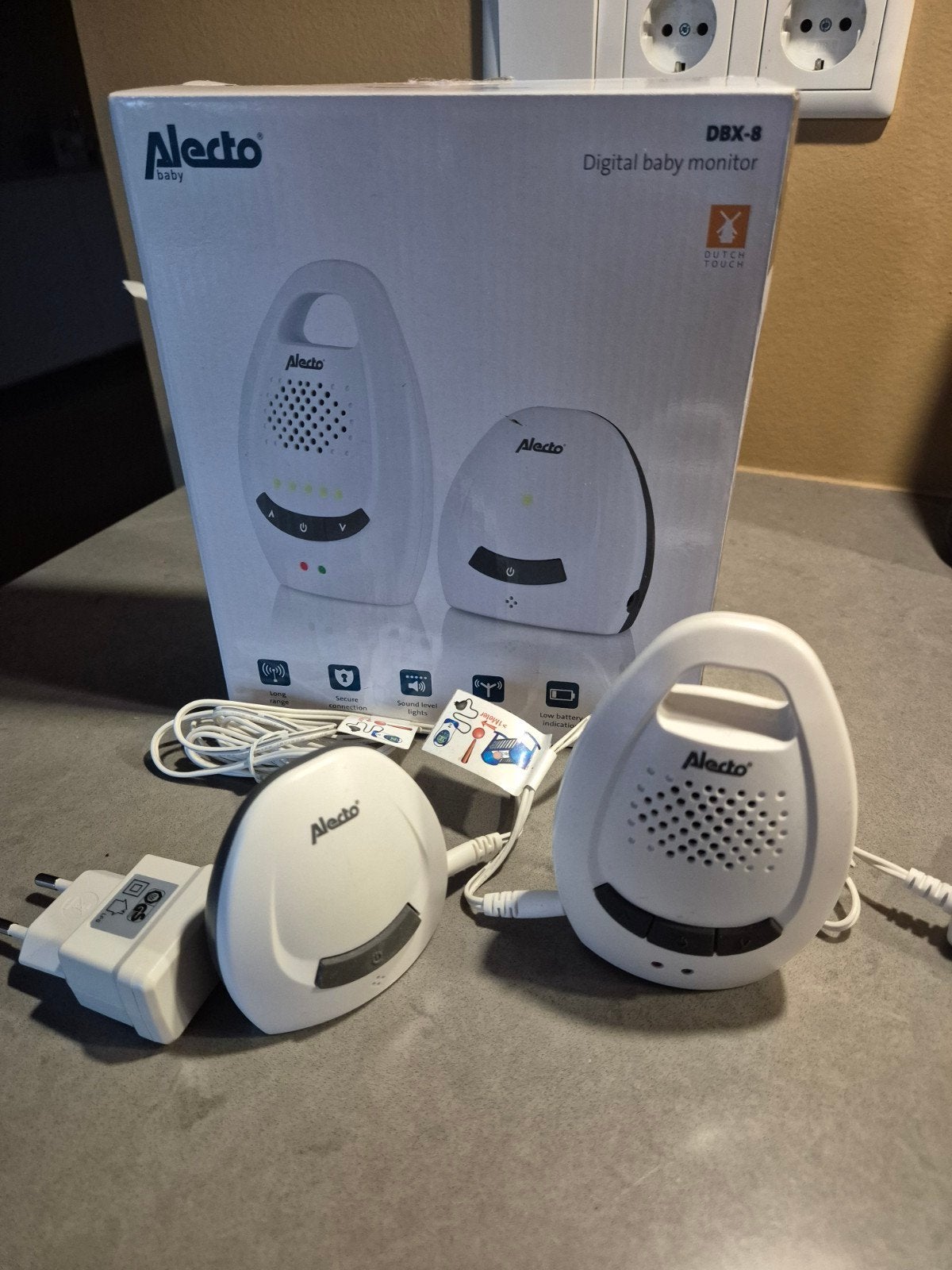 Alecto compacte babyfoon, Kinderen en Baby's, Ophalen, 100 tot 250 meter, Digitaal