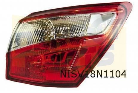 Nissan Qashqai (-11/14) achterlicht Rechts buiten Origineel!, -, Verzenden, -, Nieuw