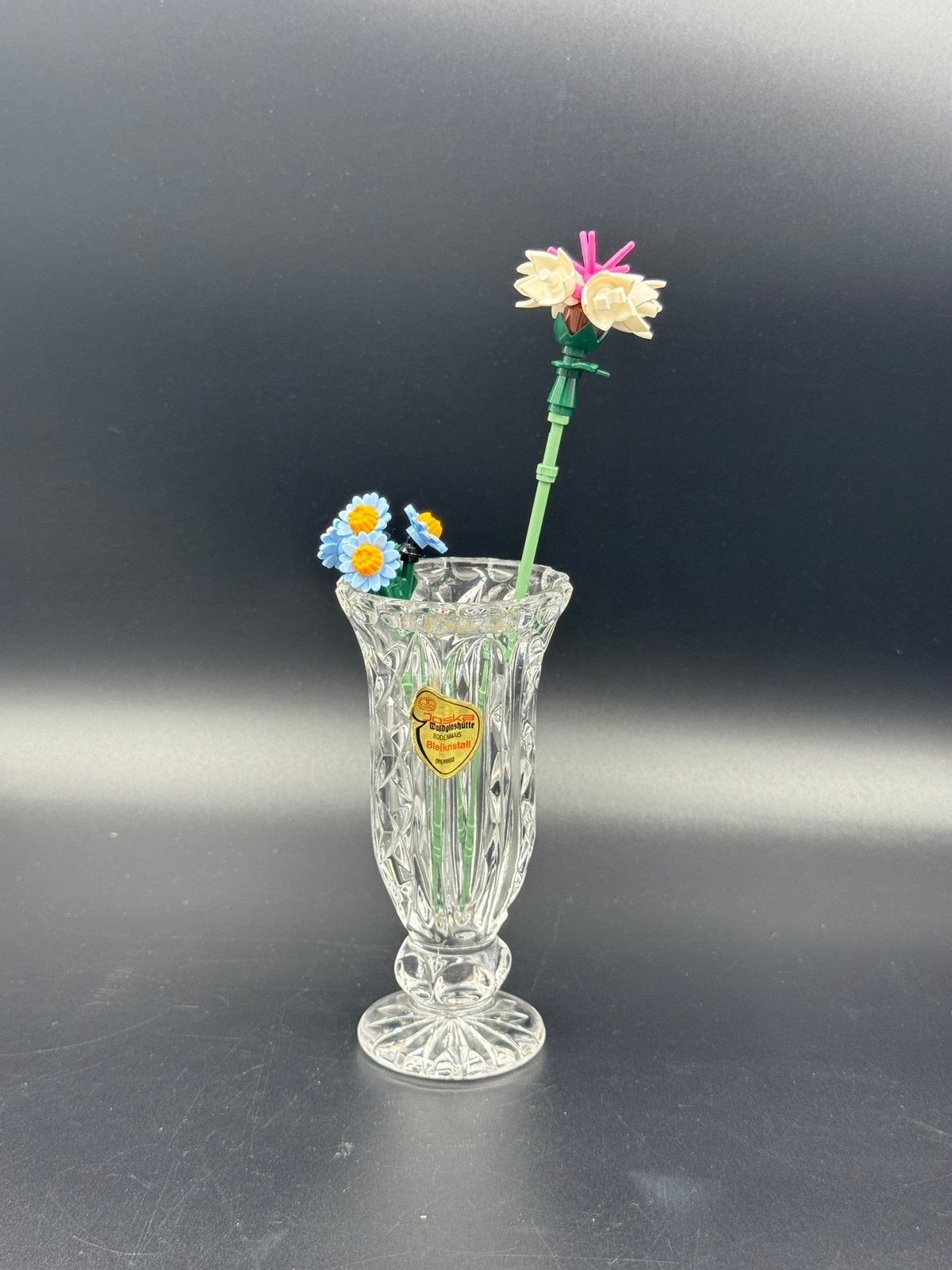 Vaas 13cm, by JOSKA Waldglashütte, 24% loodkristal, Vintage, Ophalen of Verzenden