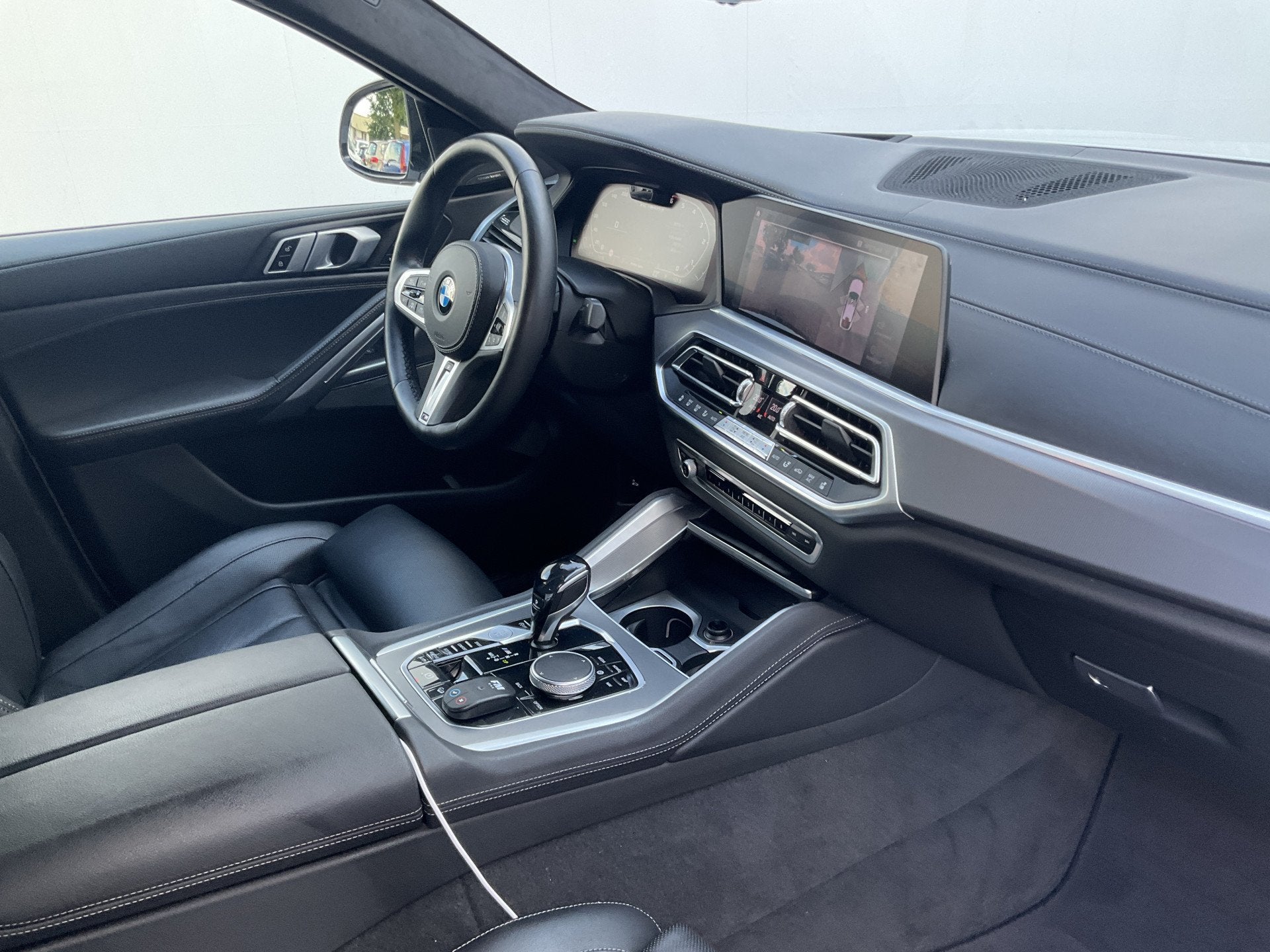 BMW X6 M50D High Executive M-Sport HUD Trekhaak Harman/Kardo, Auto's, Gebruikt, Euro 6, 2993 cc, Wit