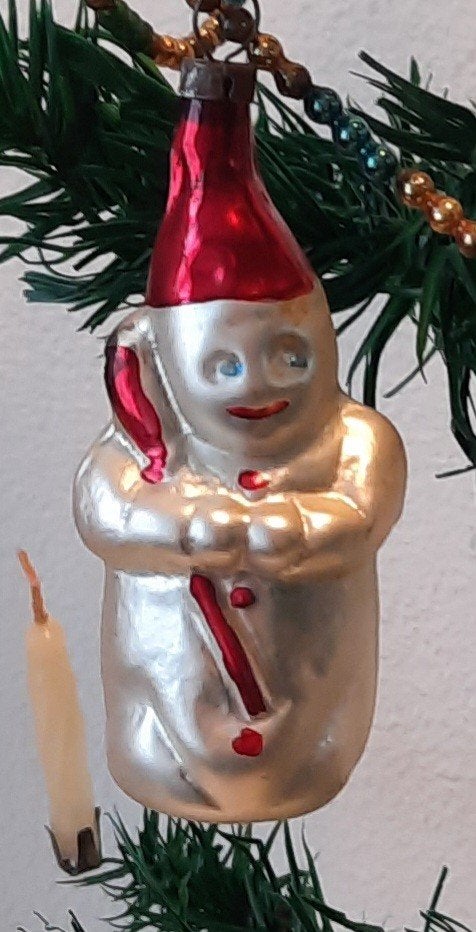 Oude Kerstbal Sneeuwpop, Diversen, Verzenden
