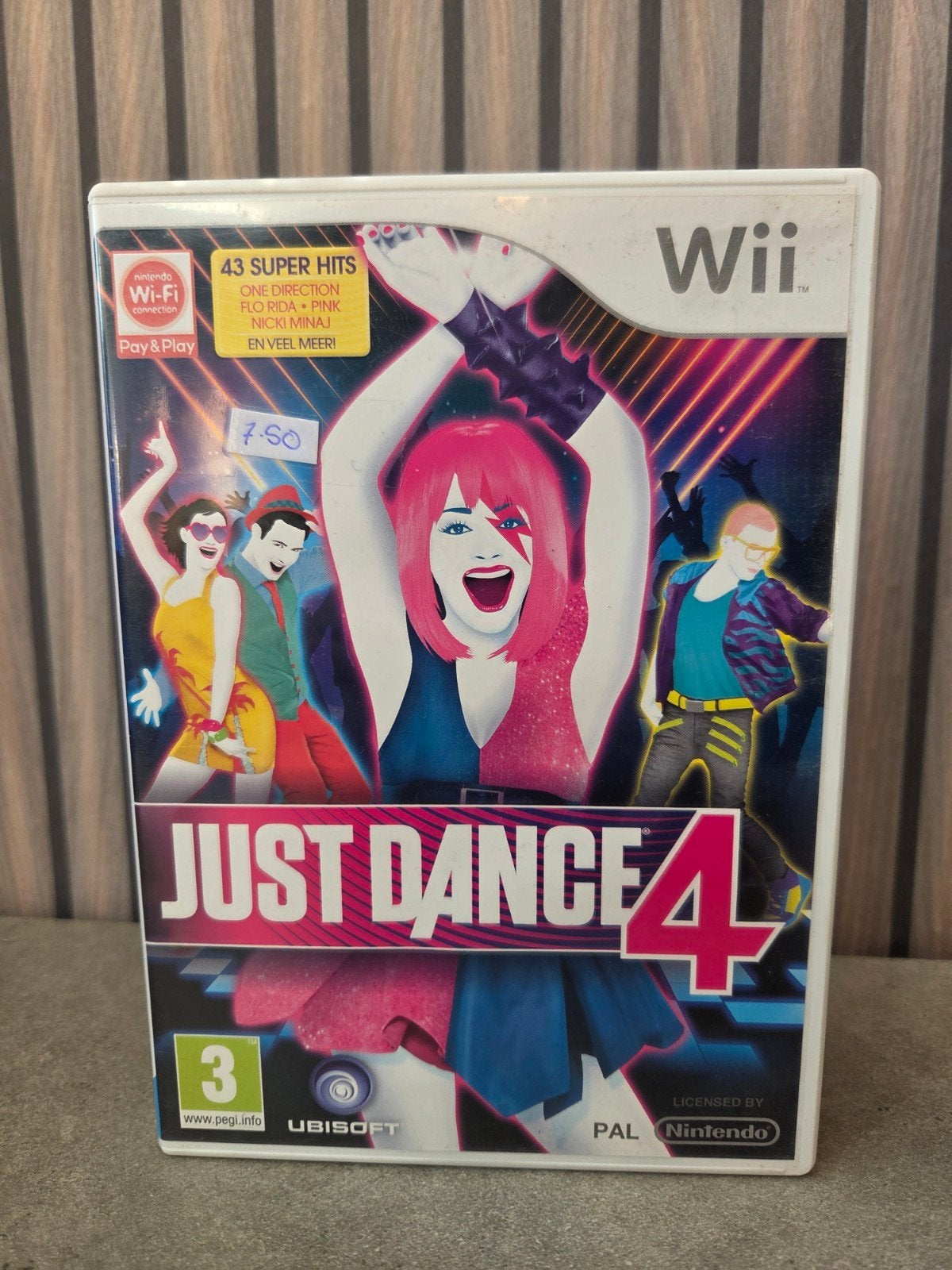 Just Dance 4 - Wii, Spelcomputers en Games, Muziek, Eén computer, Ophalen of Verzenden, Zo goed als nieuw