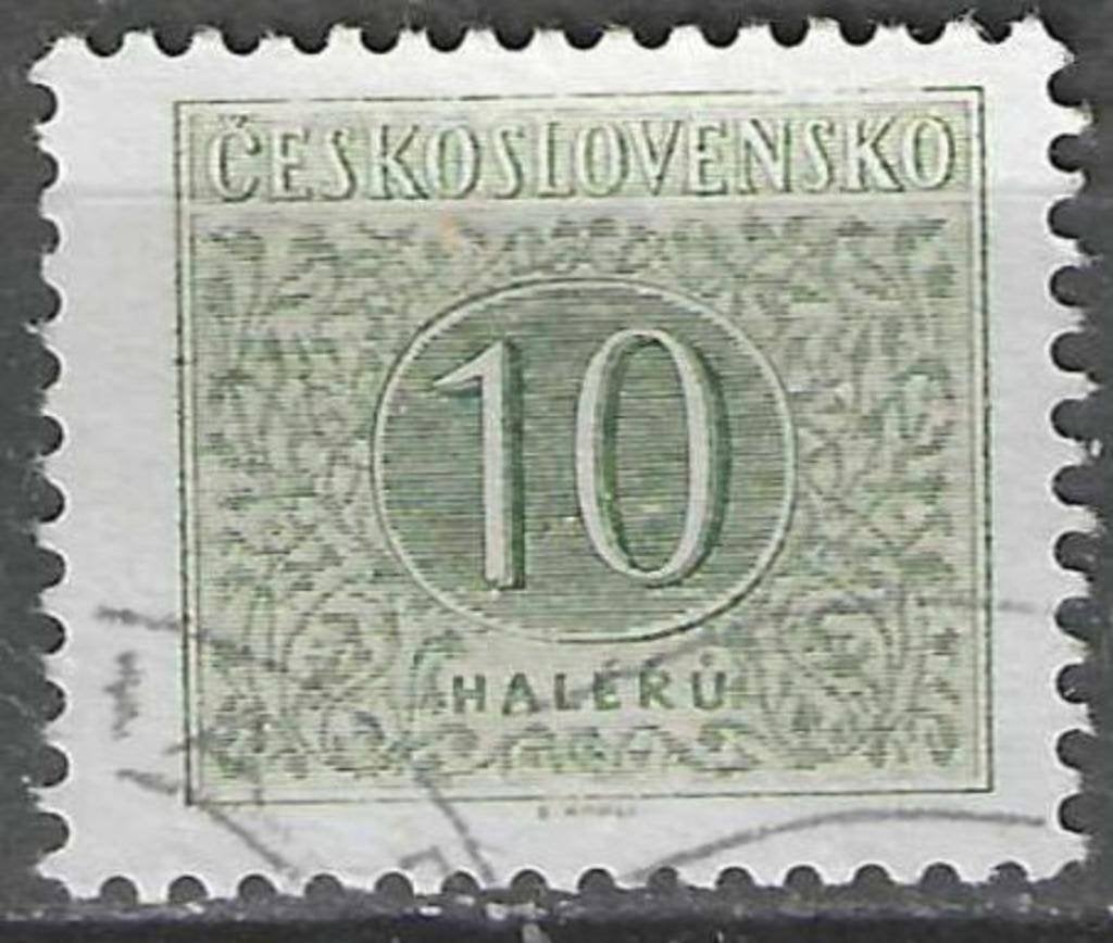 Tsjechoslowakije 1954 - Yvert 80TX - Taxzegel Type a (ST), Postzegels en Munten, Postzegels | Europa | Overig, Verzenden, Overige landen