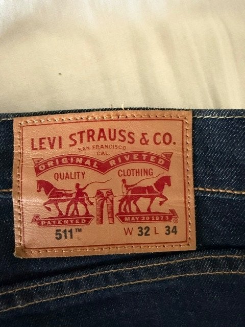 Levi's 511 W32  L34, Kleding | Heren, Spijkerbroeken en Jeans, W32 (confectie 46) of kleiner, Zo goed als nieuw, Levi’s, Verzenden