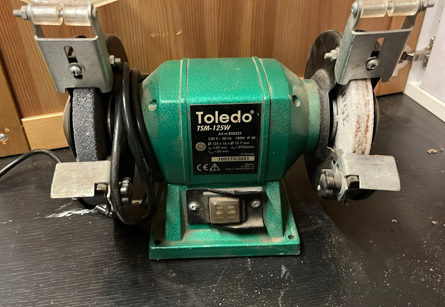 Toledo slijpmachine tsm-125W, Doe-het-zelf en Verbouw, Gereedschap | Slijpmachines, Ophalen of Verzenden, Gebruikt, Minder dan 700 watt