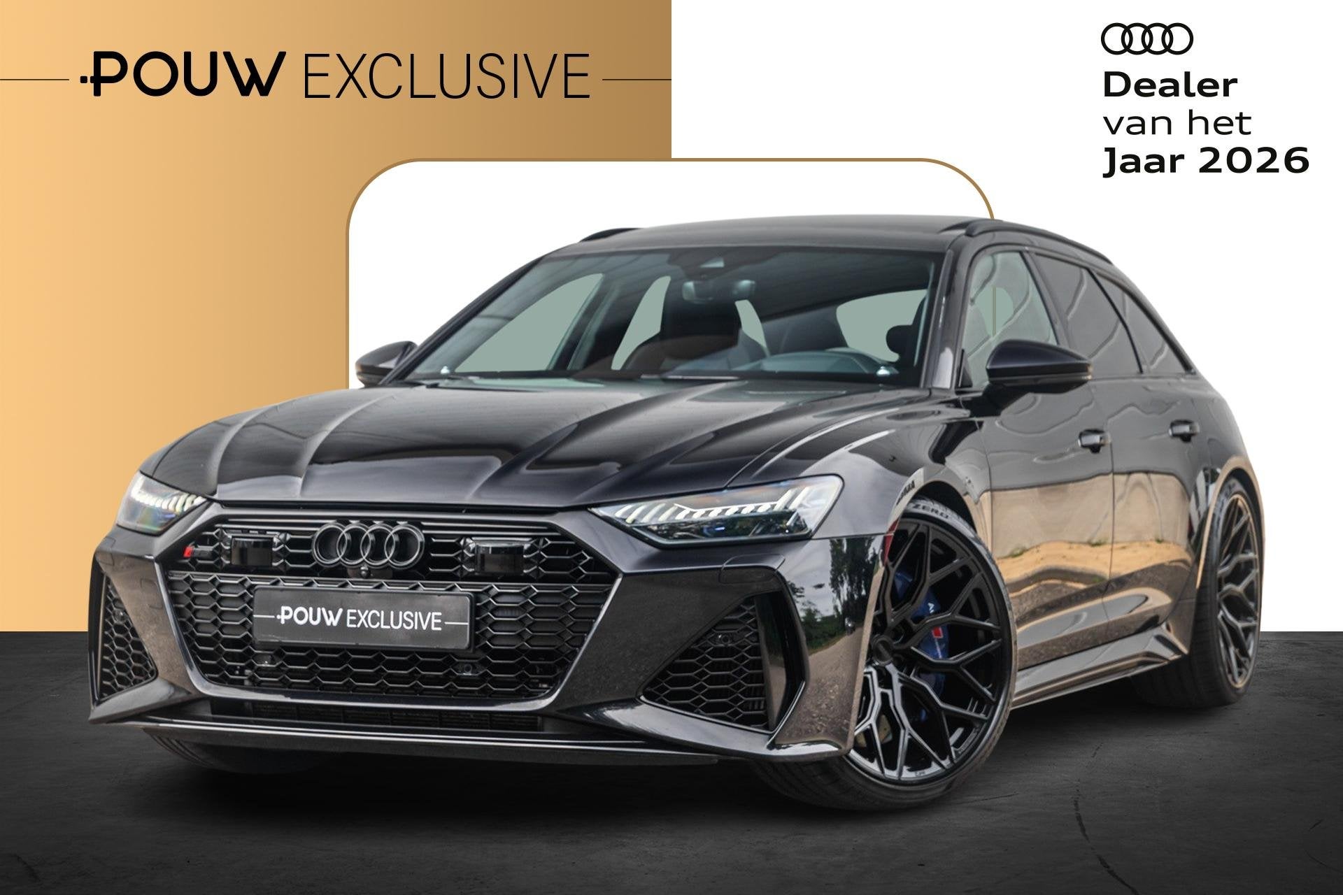 Audi RS 6 Avant 4.0 TFSI 600pk Quattro | Panoramadak | Dynam, Auto's, Automaat, Gebruikt, Leder, Vierwielaandrijving