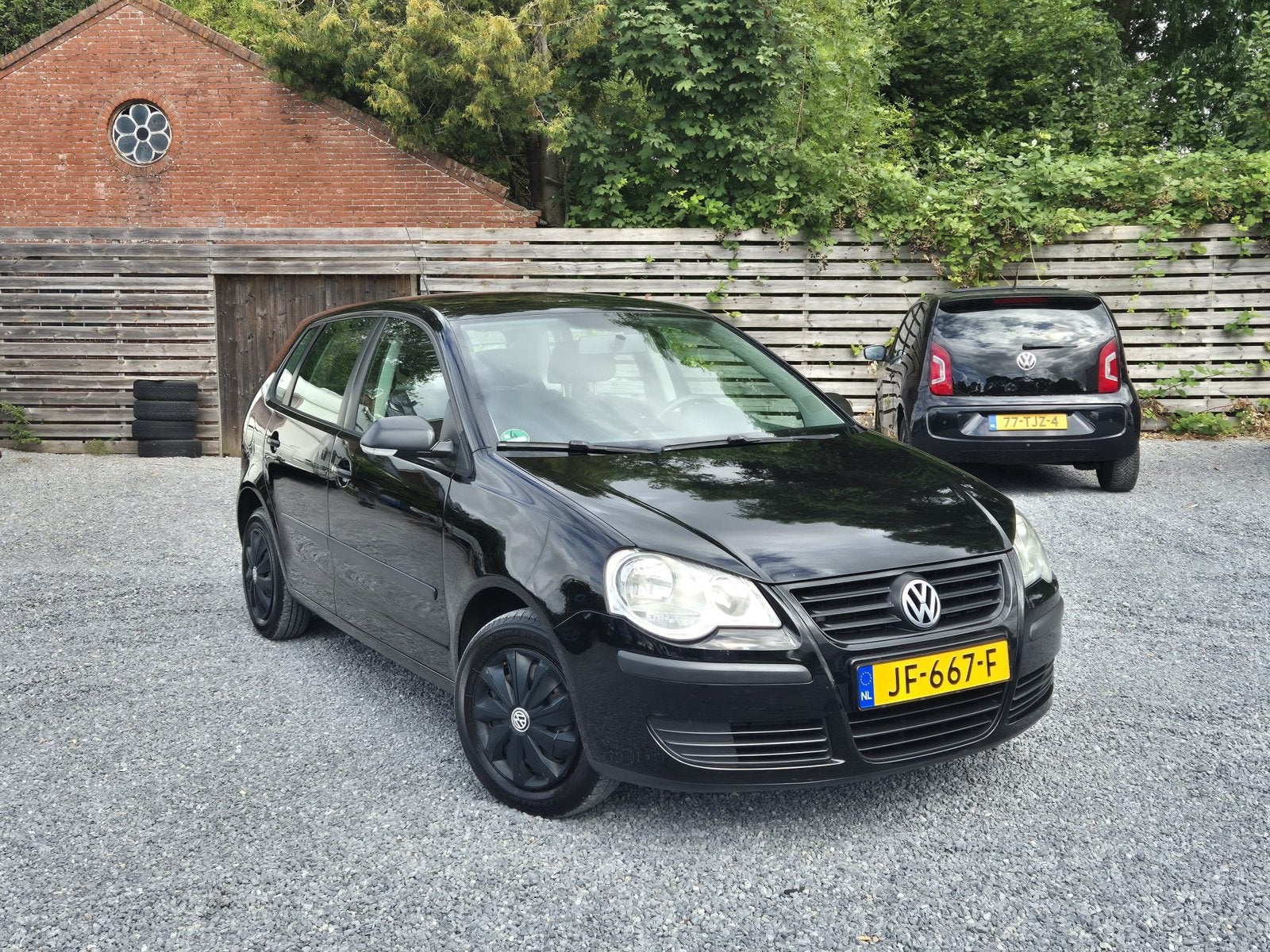 Volkswagen Polo 1.2 2008 Zwart AIRCO / ZUINIG / NETTE AUTO!, Voorwielaandrijving, Stof, 540 kg, 1198 cc