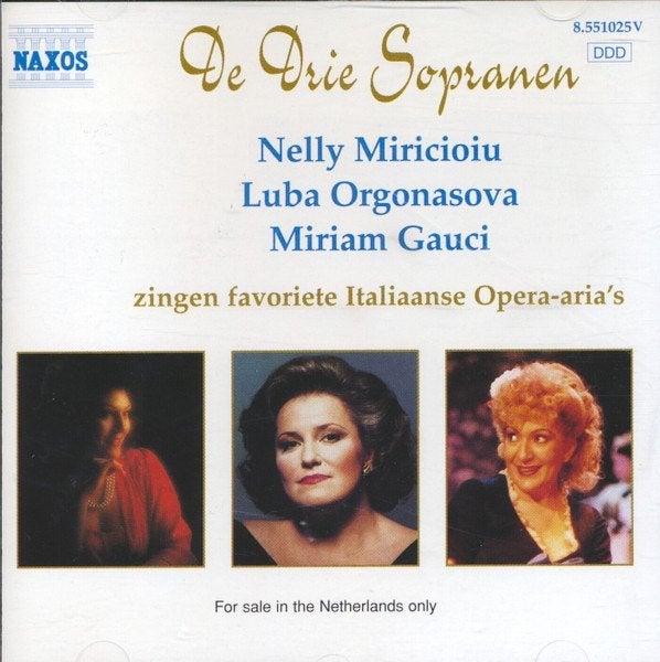 De Drie Sopranen-Zingen Favoriete Italiaanse Opera-Aria's CD, Opera of Operette, Ophalen of Verzenden, Zo goed als nieuw, Romantiek