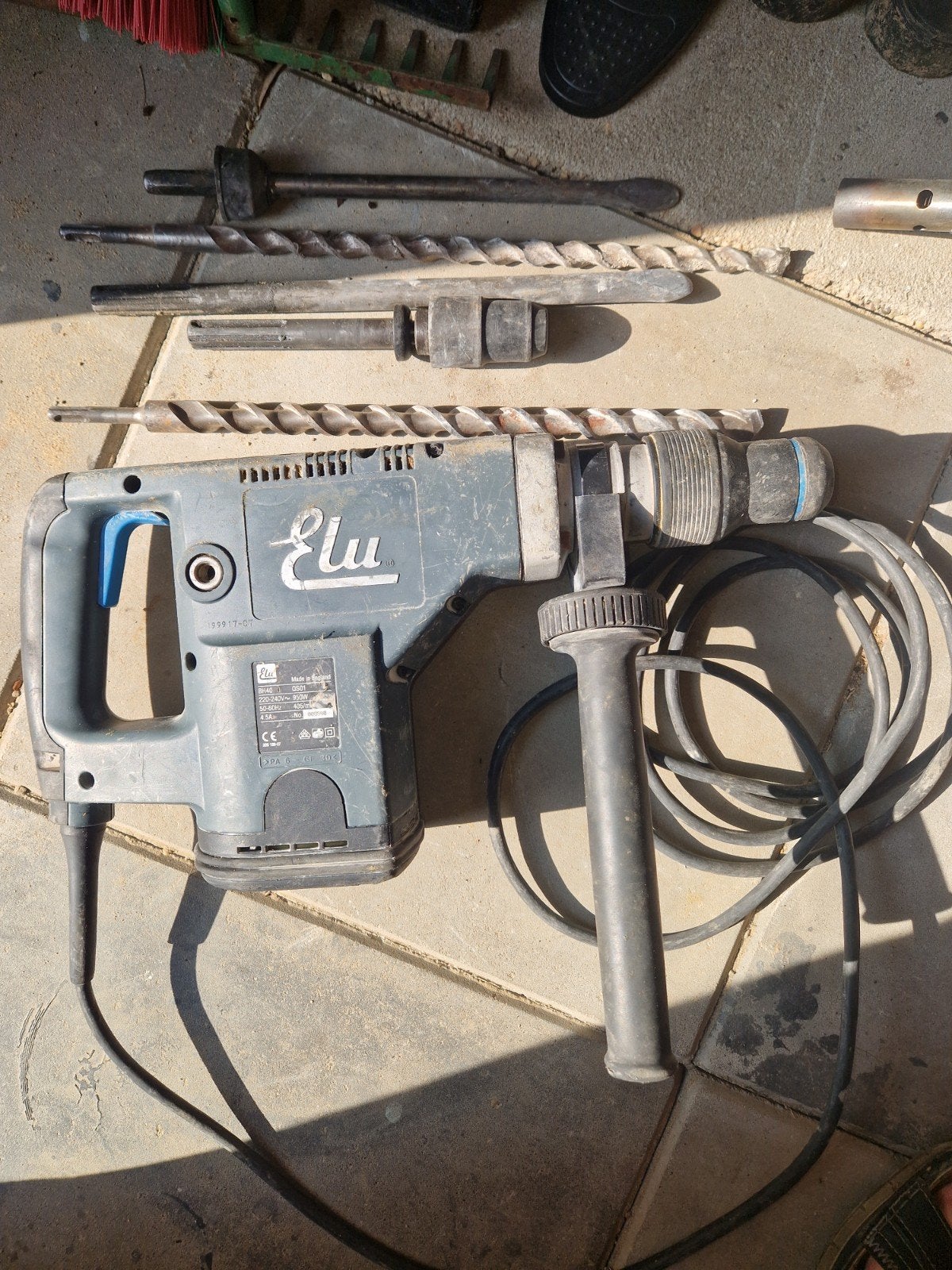 Elu Boorhamer BH40 met accessoires en koffer, Boor- en/of Breekhamer, Ophalen of Verzenden, Klopboormechanisme, Gebruikt
