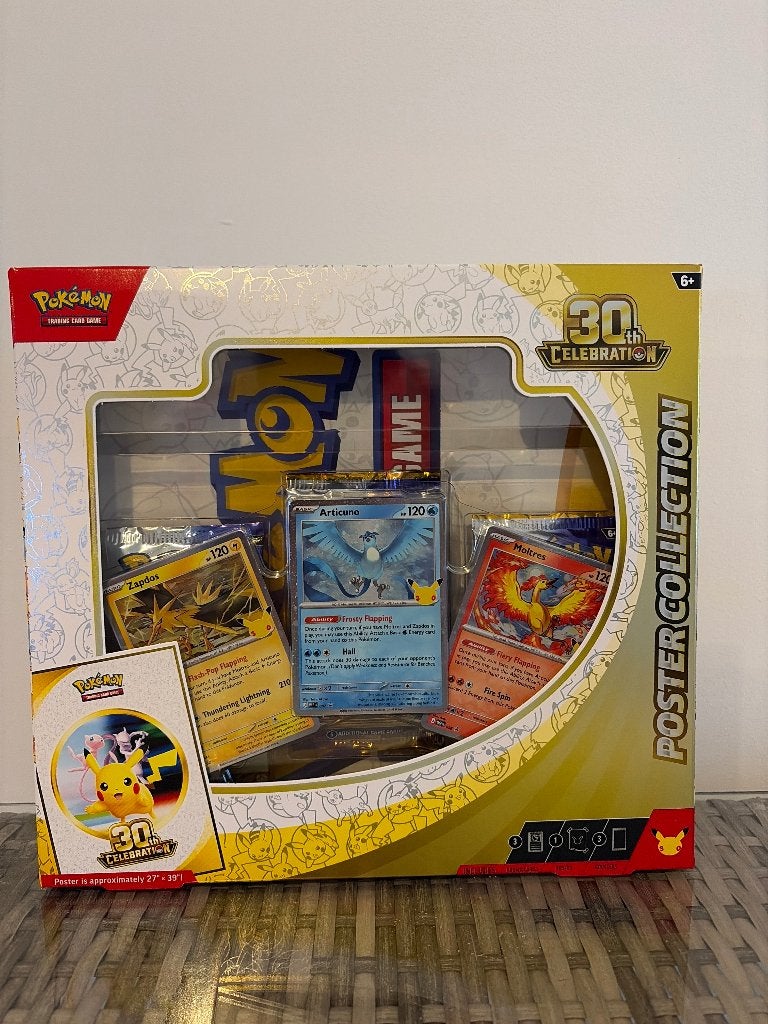 Pokemon 30th celebration poster collection, Hobby en Vrije tijd, Ophalen, Nieuw, Overige typen, Foil