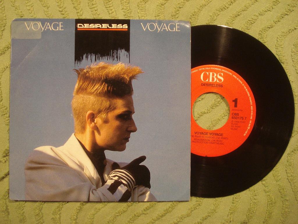 Desireless 7" Vinyl Single: ‘Voyage, voyage’ (Nederland), Ophalen of Verzenden, Zo goed als nieuw, Pop