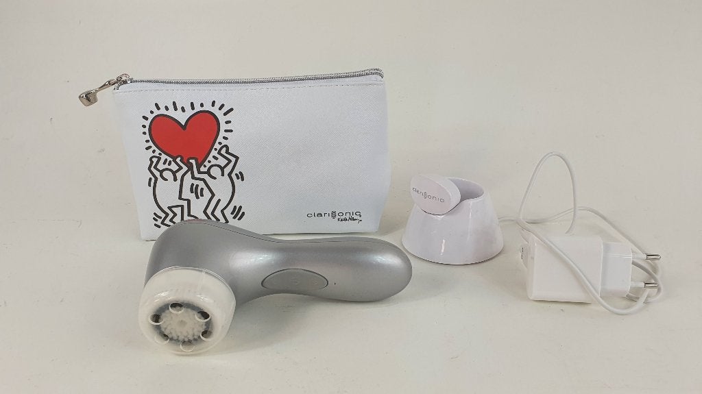 Clarisonic Mia gezichtsborstel Keith Haring, als nieuw. 8B6, Tweedehands verkoop, Tweedehands verkoop, Gebruikt, Gehele gezicht