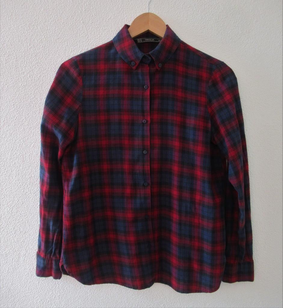 ZARA geruite blouse, Overige kleuren, Zara, Ophalen of Verzenden, Zo goed als nieuw