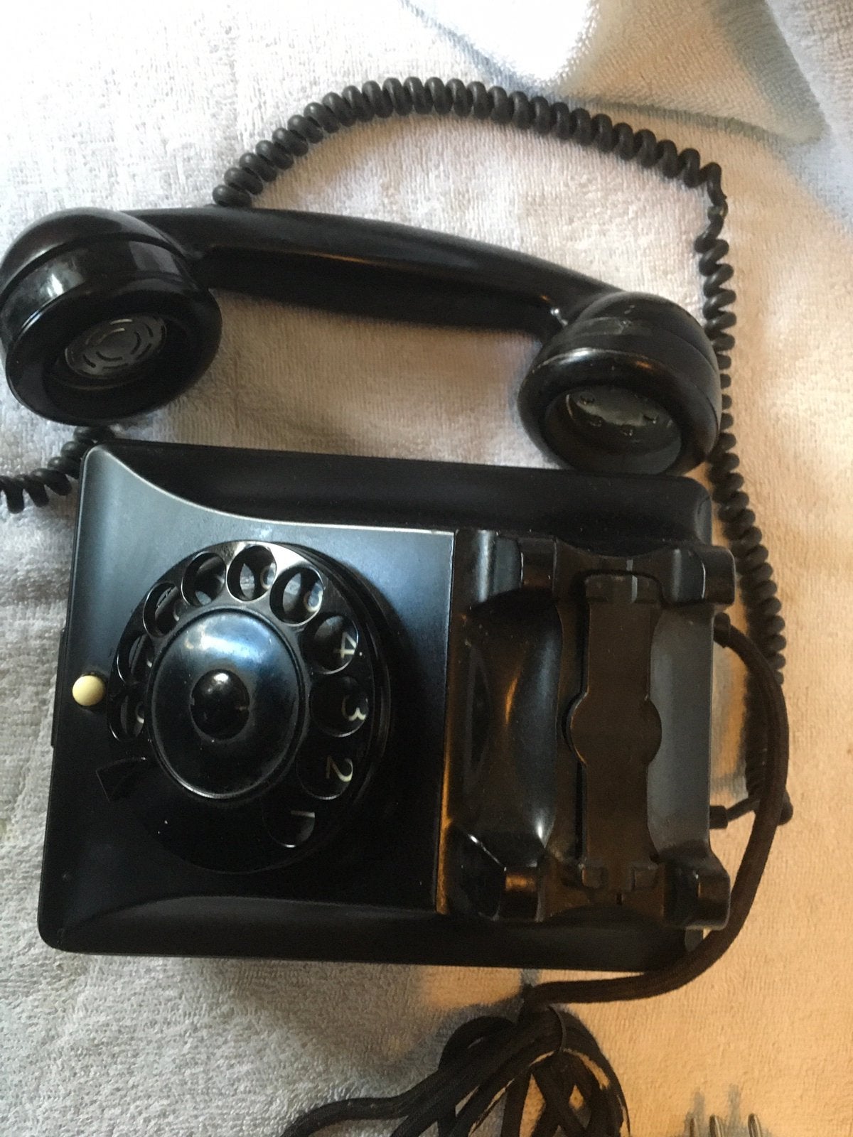 Bakelieten “STANDARD”Telefoon met Unique hoorn jaren 50, Telecommunicatie, Ophalen of Verzenden, Gebruikt, Bakeliet