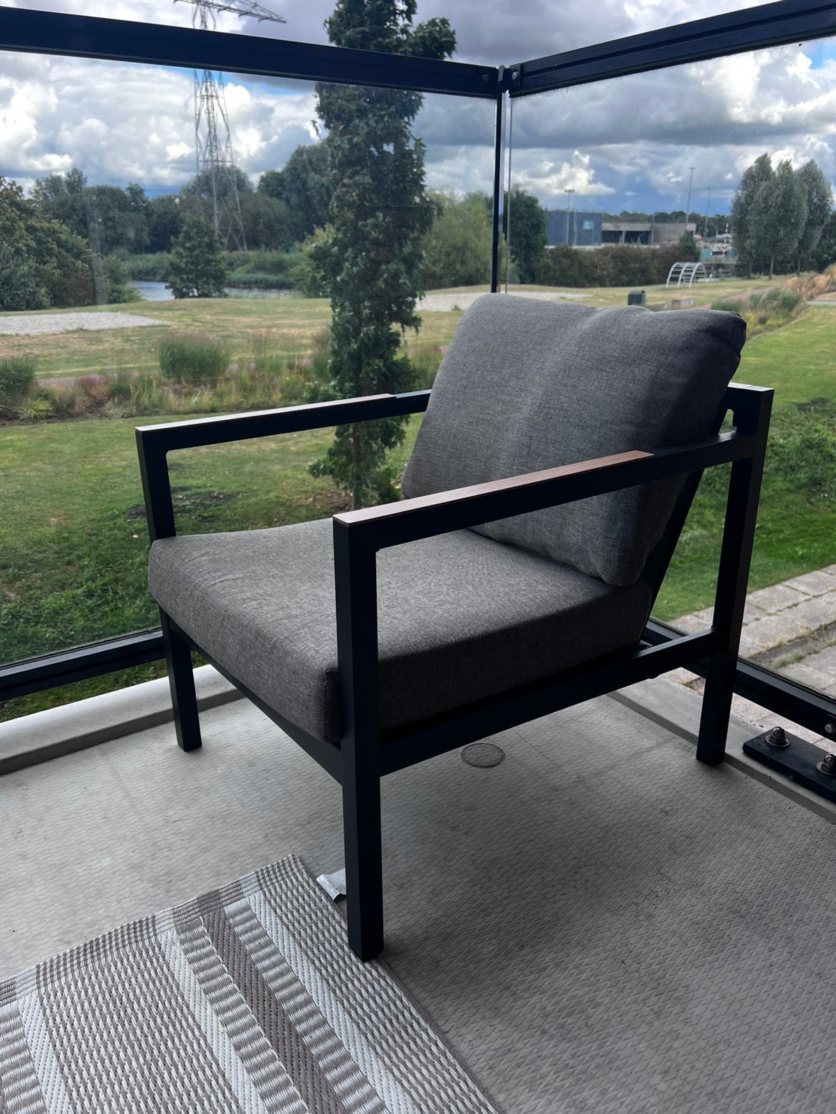 2 tuinstoelen, Ophalen, Zo goed als nieuw, Aluminium