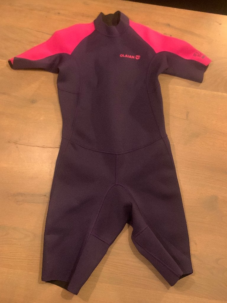 Decathlon Wetsuit 14J Paars/Roze, Watersport en Boten, Ophalen, Wetsuit, Kind, Olaian (Decathlon)