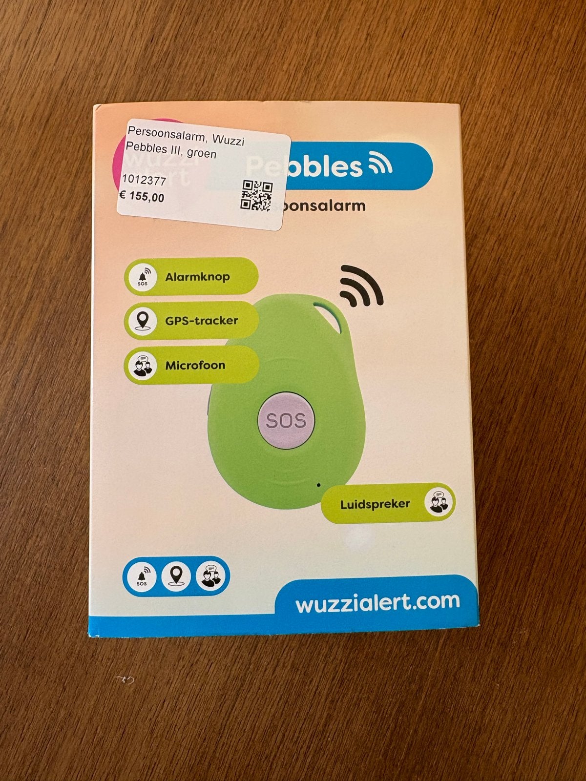 Persoonsalarm Wuzzialert Pebbles groen, Ophalen of Verzenden, Nieuw