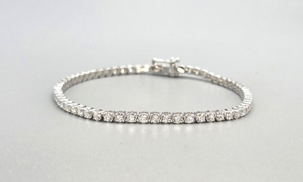 Gouden tennisarmband 3.00 ct diamanten. 2026/465, ., Nieuw, Ophalen of Verzenden, .