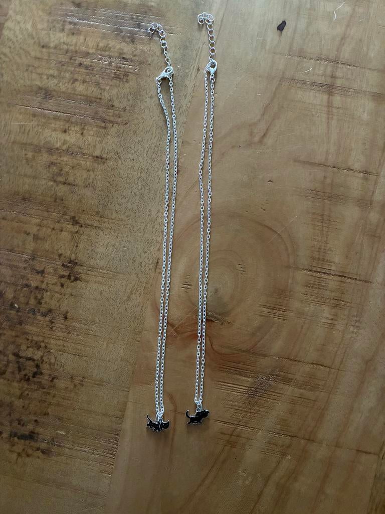 Zilveren Ketting met Takkie of Siepie Hanger, Sieraden, Tassen en Uiterlijk, Kettingen, Met hanger, Nieuw, Ophalen of Verzenden