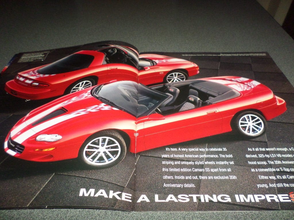 Chervolet Camaro 2002 Brochure, Ophalen of Verzenden, Zo goed als nieuw, Overige merken