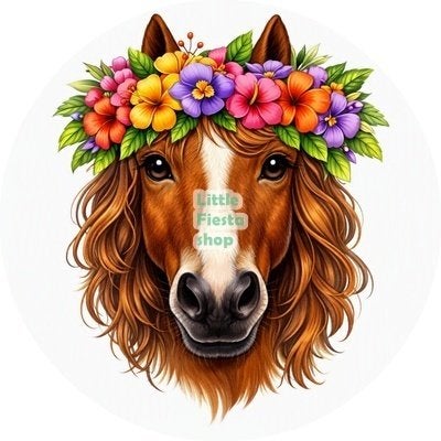 lf433 ouwel paard hoofd 20x4,7cm eetbare cupcake rondjes, Ophalen of Verzenden, Nieuw, Cupcakes, Versiering