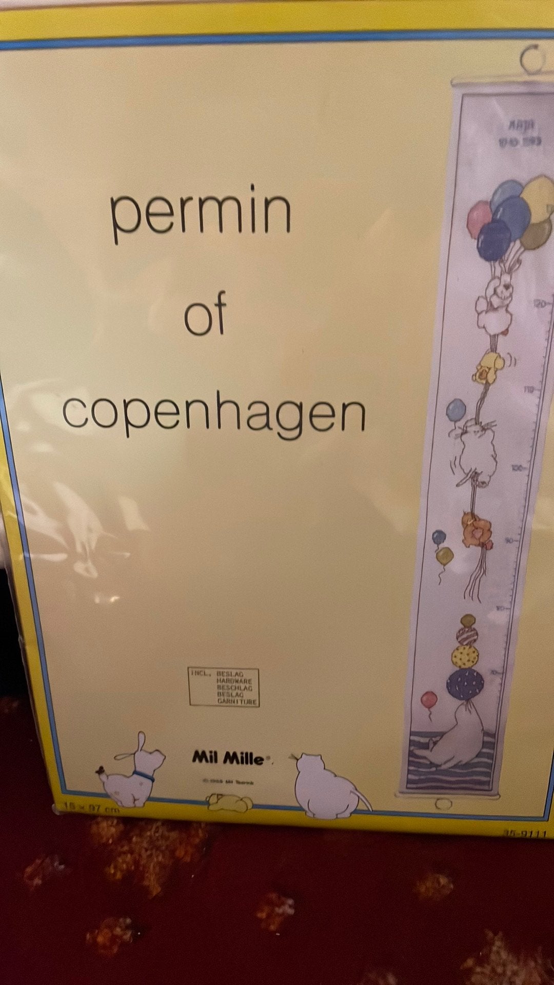 Borduurpakket groeimetet permin, Ophalen of Verzenden, Nieuw, Borduurpakket