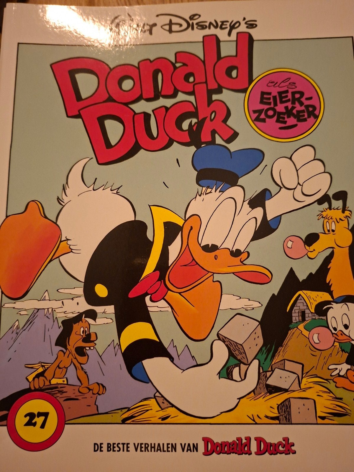 Donald Duck als Eierzoeker - De Beste Verhalen v. Donald Duc, Eén stripboek, Ophalen of Verzenden, Gelezen, Walt Disney