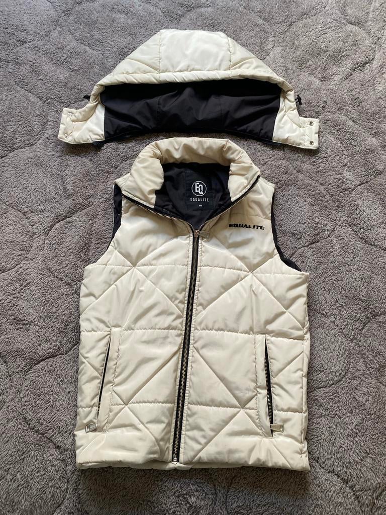 Equalité bodywarmer beige, Kleding | Dames, Bodywarmers, Zo goed als nieuw, Maat 34 (XS) of kleiner, Beige, Ophalen
