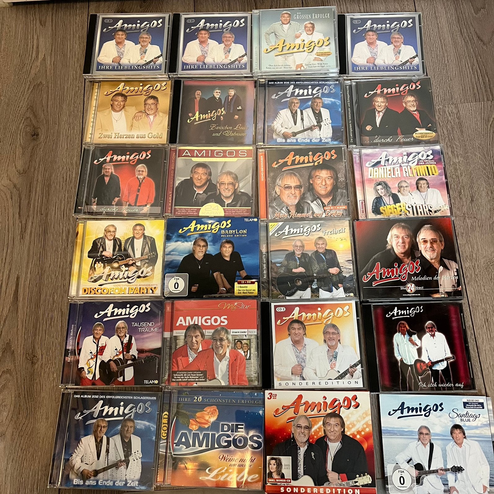 Die Amigos-zeer uitgebreide schlager cd verzameling, Verzenden, Zo goed als nieuw