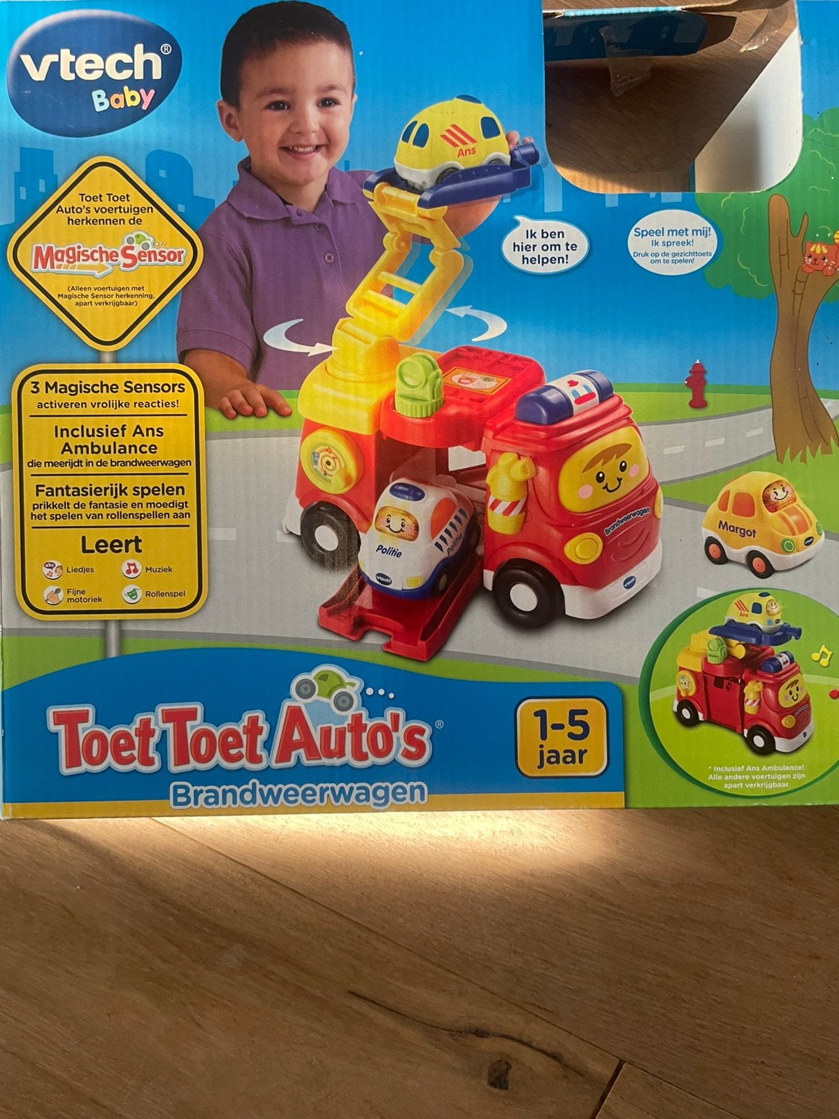 VTech Toet Toet Auto's Brandweerwagen met Ans Ambulance, Verzenden, Gebruikt