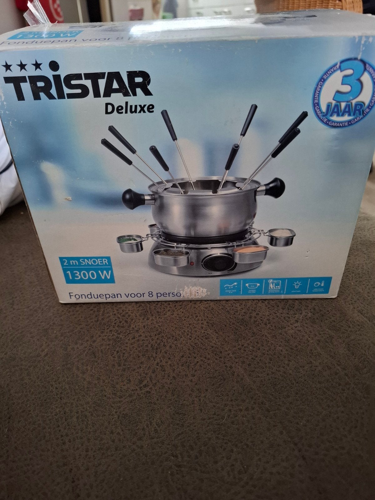 Fondueset, Witgoed en Apparatuur, Fonduesets, Ophalen of Verzenden, Brander, Fondueset