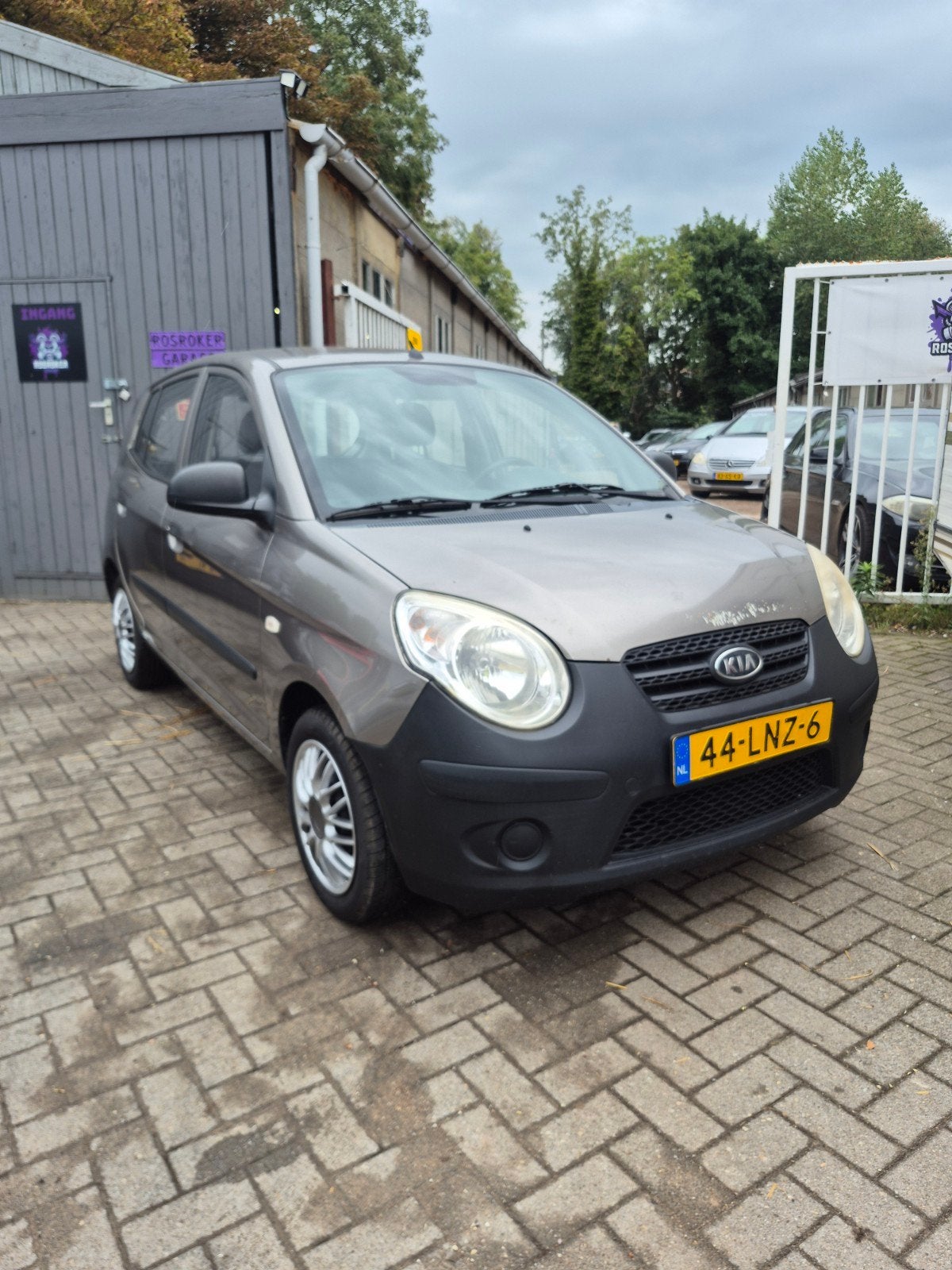 Kia Picanto 1.0 2010 Grijs NIEUWE APK, 4 cilinders, Origineel Nederlands, 823 kg, Handgeschakeld